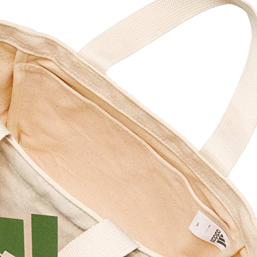 [アディダス] トートバッグ MODEL.NO.61162 6L ユニセックス コットンキャンバス ランチトート グリーン 4枚目