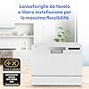 MEDION Mini lavastoviglie (capacità 6 coperti, 6 programmi di lavaggio, programma ECO, display a LED, 47 dB, MD 37496)