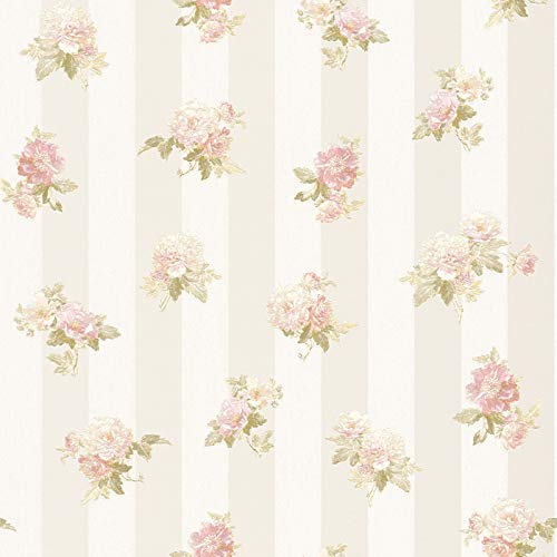 Carta da parati tnt (tessuto non tessuto) floreale...