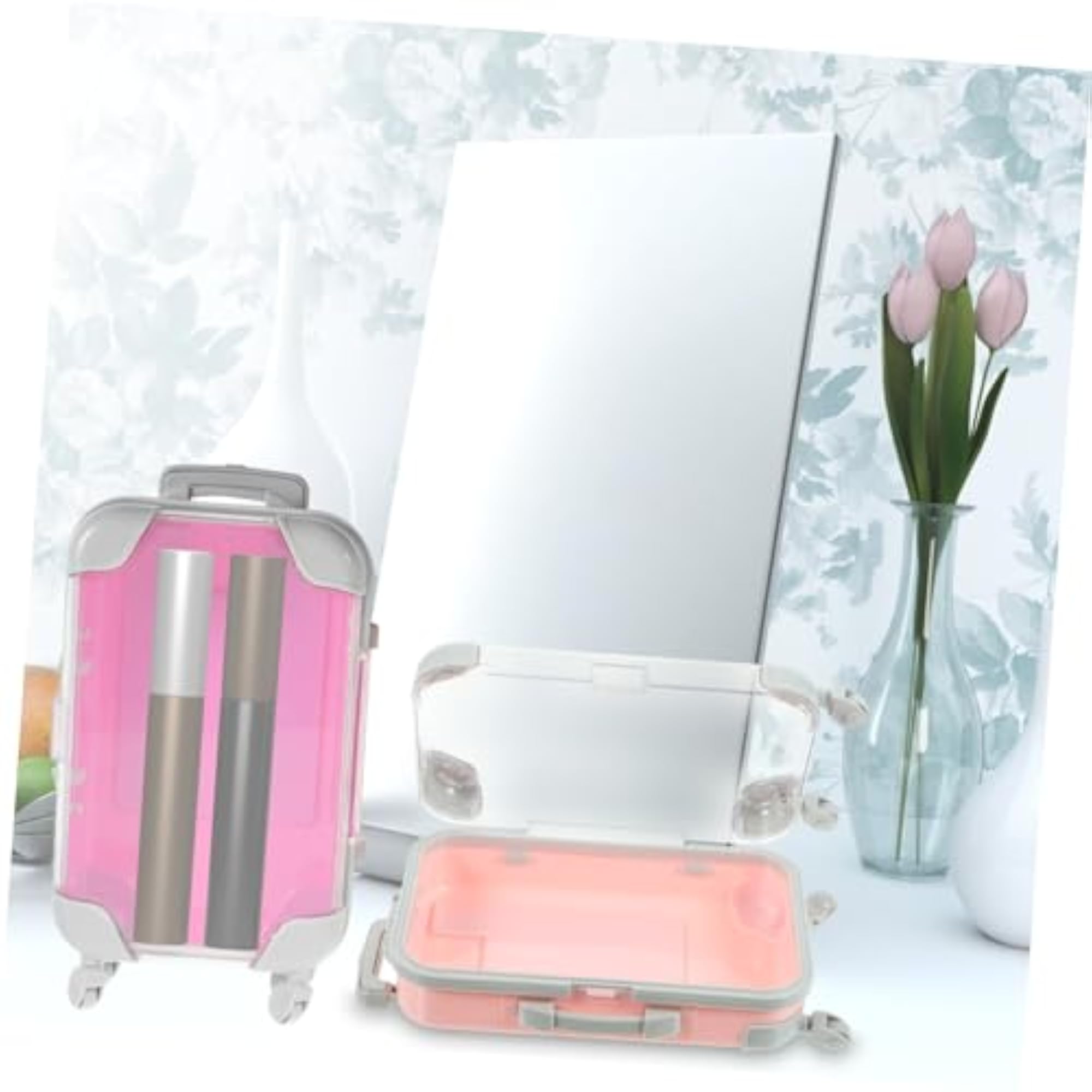 4pcs Makeup Organizer Box, Travel Makeup Bag