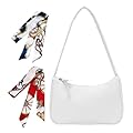 GWAWG Borsa Bianca,Borsa A Spalla, Borsetta Ragazza, Piccola Borsa Bianca, Per Feste, Incontri, Compleanni