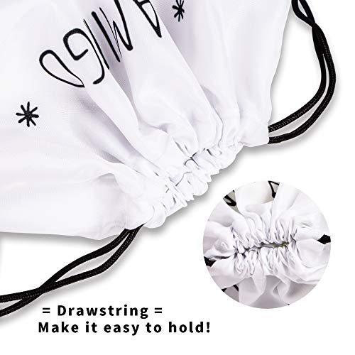 Image of Flamingo Drawstring Storage Bags - Gym & Towel Bags with Pineapple Design