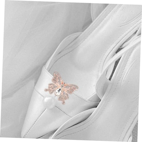 Breloques décoratives pour chaussures strass et pinces en alliage - 3