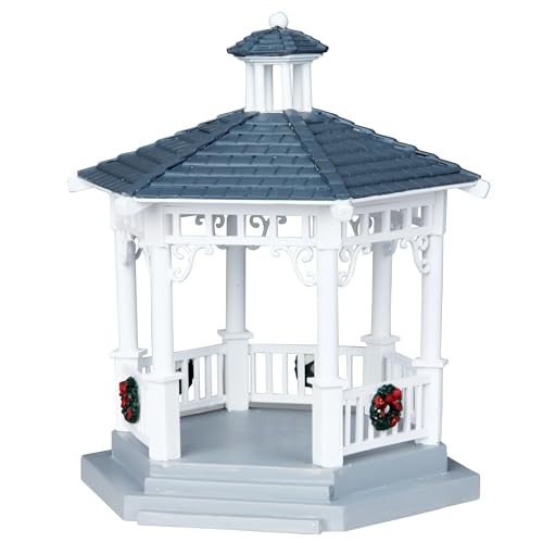 Lemax Plastic Gazebo with Decorations #04160
