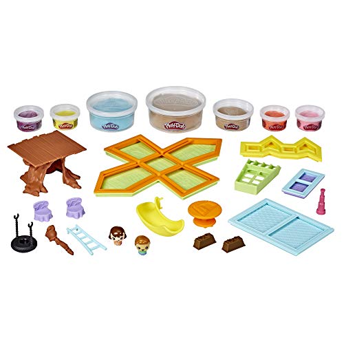 Play-Doh Builder Treehouse Toy Building Kit For Kids 5 Years And Up With 7 Non-Toxic Colors - Easy To Build Diy Craft Set (Amazon Exclusive) #TOP1