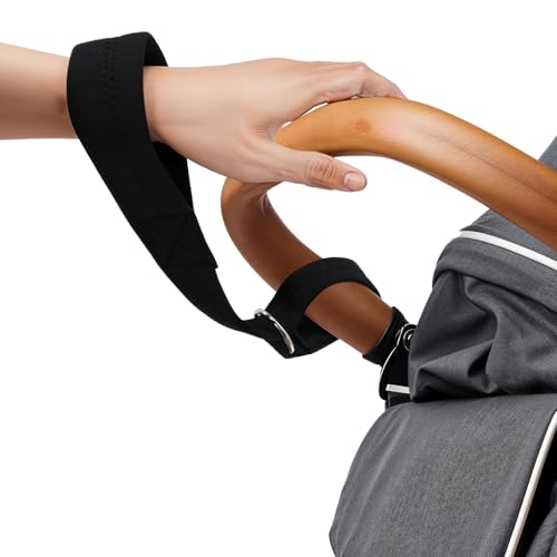 Xindojuz - 1 cinghia da polso per bambini, regolabile, per carrozzina, sedia a rotelle, con morbida maniglia imbottita, accessorio di sicurezza per la sicurezza dei bambini o cani di grossa taglia