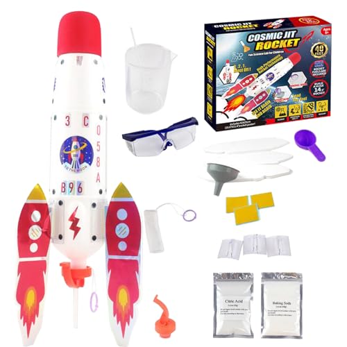 Rocket Toy,Juego Educativo Cohete Espacial | Kit Científico STEM Actividades Interactivas de Aprendizaje Infantil Motricidad Fine Exploration Niños Niñas