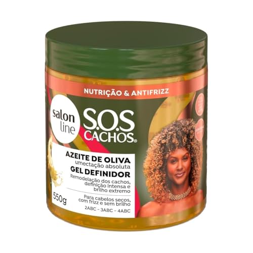 Gel de Cabelo SOS Hidratação Salon Line com Óleo de Oliva