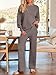 LILLUSORY Lounge Sets For Women 2 Two Piece Outfits 2025 Fall Winter Airport Trendy Matching knit Sweat Suit Sweaters Pants Sweatsuit Loungewear Cute Travel Fashion Clothes Mocha M