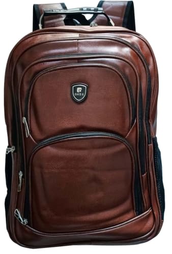 Mochila Reforçada Executiva Notebook Escola Faculdade Trabalho Viagens Masculino Feminino Impermeavel Grande Couro 50L Casual Unissex