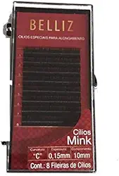 Belliz Cilios Para Alongamento Mink C 015 10mm