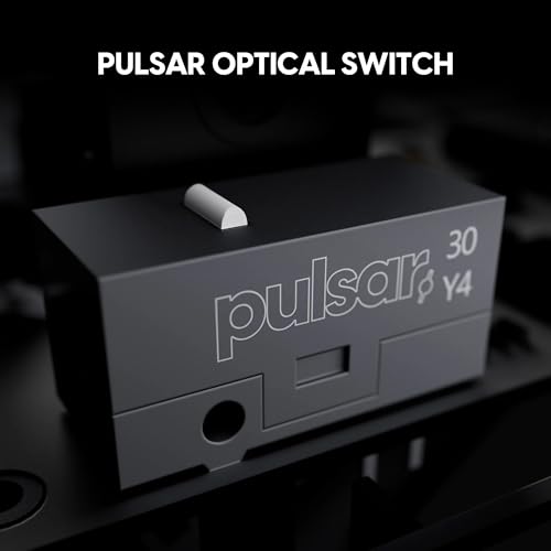 Image of Pulsar Gaming Gears X2H Crazylight Wireless Gaming Mouse, Ultra Lightweight 1.51 oz (43g), Optical Switch, 32000 DPI, 750 IPS, XS-1 Sensor, 8k Compatible (Medium, Wildscape Volcano)