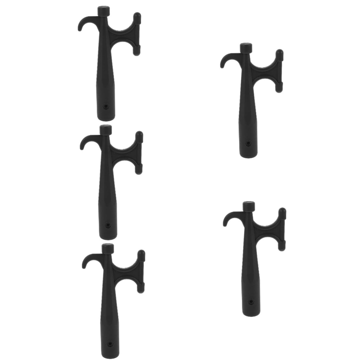 YARNOW Piccone Barca estremità del Mezzo Marinaio Mezzo Marinaio per Ormeggio Pali del Telo Mezzo Marinaio Telescopico Mezzo Marinaio per L'attracco Verricello Boe Estensione Nylon Black
