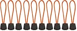 Exotac - TinderZIP Zipper Pull Fire Starter with Built-in Tinder for Emergency Kits, Camping, Hiking, and Essential Supplies (Orange) (Pack of 2)
