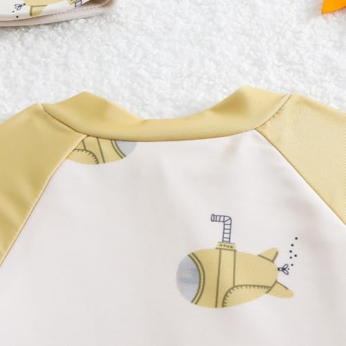 Maillot de bain bébé garçon anti-irritation avec fermeture éclair facile