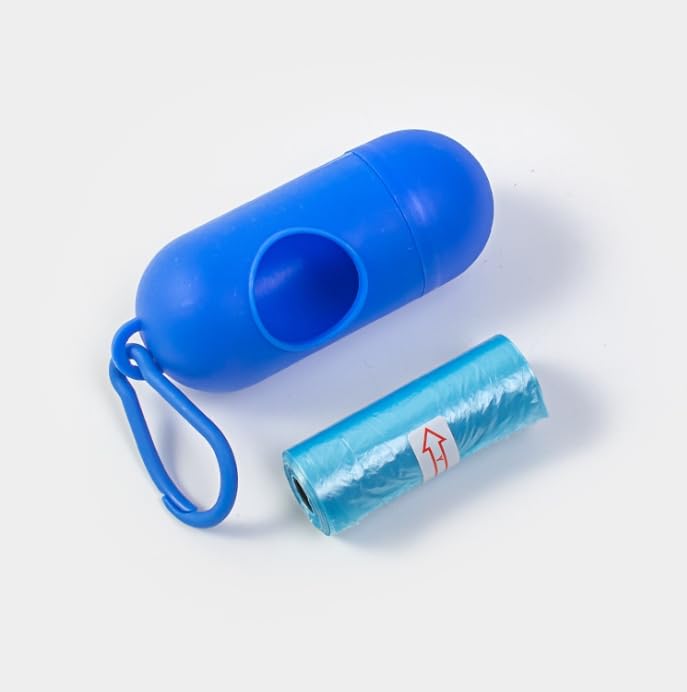 Haustier-Toiletten-Set in Kapselform (tiefblau)