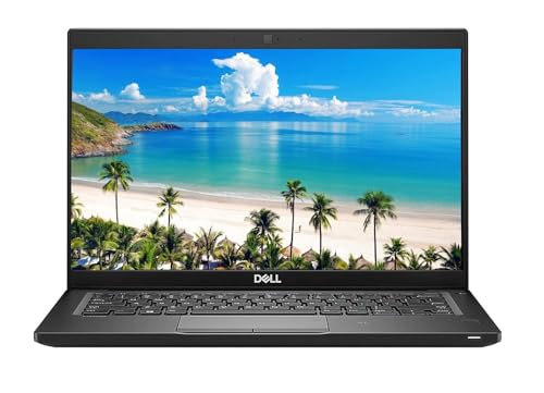 Dell Latitude 7390 Laptop Fhd Notebook Pc, Intel Core I5 8350U Processor, 16Gb Ram, 512Gb Ssd, Webcam, Wifi & Bluetooth, Hdmi, Type C, Backlit Keyboard, Windows 11 (Renewed), Black