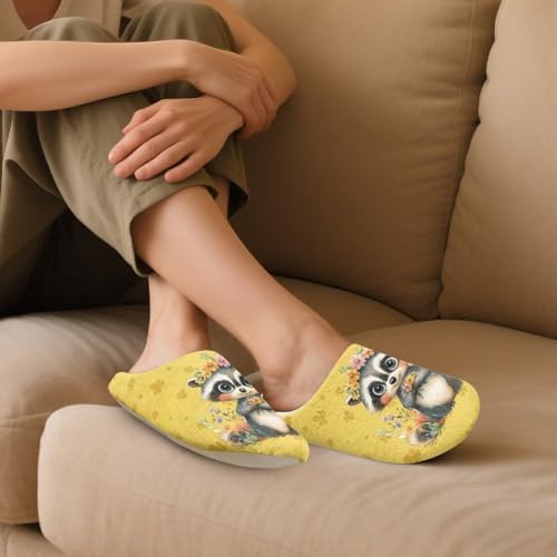 ZDCUSTOM Fuzzy House Slipper for Women Indoor Memory Foam Slip on Slippers with Non Slip Sole House Flats3