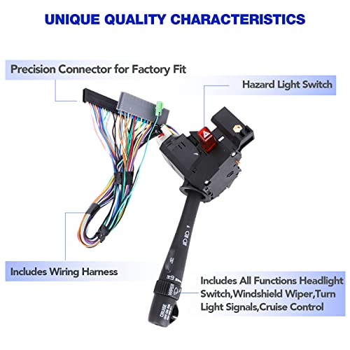 image for LCWRGS Multi-Function Combination Switch Replacement for 1999-2002 Che