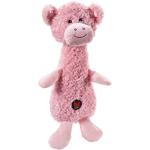 Charming Pet Scruffles Pig Squeaky Plush Dog Toy, Small - Soft Cuddly Animal