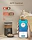 Puppy Kitty Futterspender für Katzen, automatisch, 2,4 G, WLAN, 4 l, Trockenfutterspender für Katzen & Hund, verbundene App, Sprachaufzeichnung 10S, 1-10 Mahlzeiten pro Tag