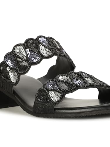Image of Marie Claire LOLA Block Mule E Women Mule Sandals in Brown