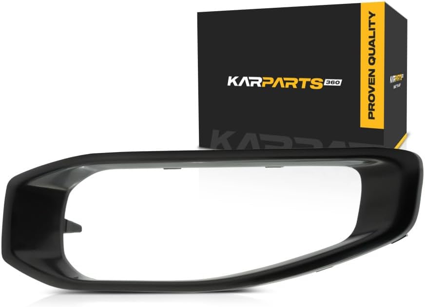 KarParts360 For Jeep Gladiator 2020 21 22 23 2024 Fog Light Trim Driver Side | Front | Black | PP Plastic | Replacement For CH1038196 | 191275532058, 6BU59TZZAA