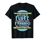 Flöte Instrument - Flötist Musiker Flötenspieler T-Shirt