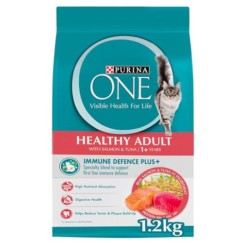 Purina One Adult Cat Food with Salmon and Tuna Flavors Promo Price (1.2kg)