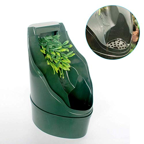 Ktzhk Pet Fountain Pet Water Dispenser Reptile Automatic Circulation Drinking Fountain with Pump Landscaping Water Feeder