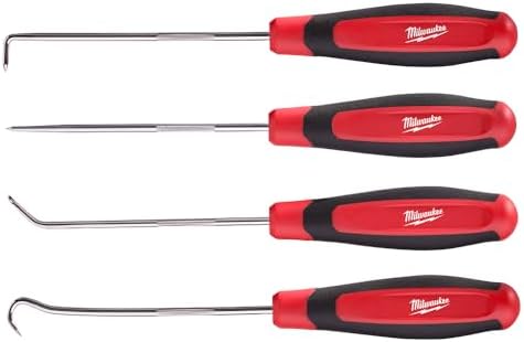 Milwaukee Electric - 4-PC All-Metal CORE Comfort Grip Hook Pick S...