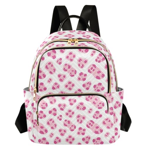 Mochila para mujer blanca rubor ideal para paseos al aire libre y uso diario casual