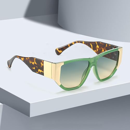Lunettes de soleil colorées à la mode avec verres dégradés unisexes