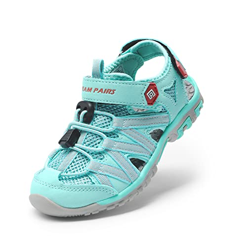 DREAM PAIRS Boys Girls Closed-Toe Outdoor Summer Sport...