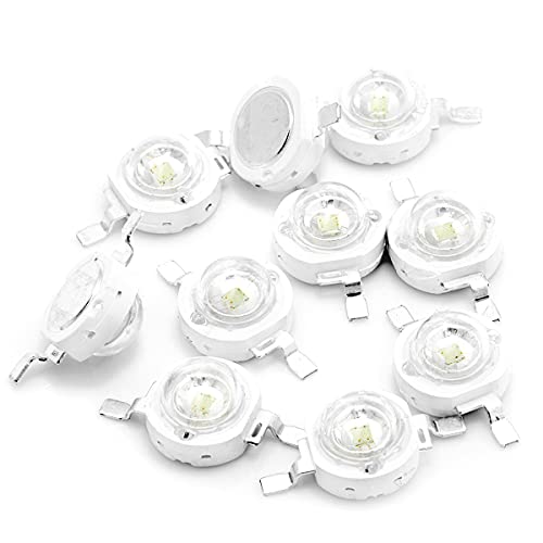 Image of CHANZON 10 pcs High Power Led Chip on Board 3W Green