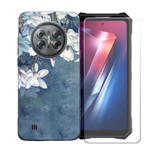 CongJiaLingXi�P�[�X�K�p�� DG V50 Pro (6.78") + �������ꂽ�K���X�X�N���[���v���e�N�^�[�A�_��ȃV���R�[���V�F���o���p�[TPU�ی�J�o�[�̂���,BST11