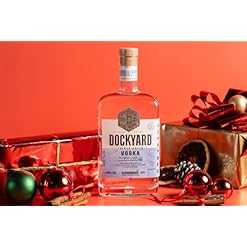 Dockyard Vodka, 70 cl - Traditional Handcrafted in Small Batches, Carefully Distilled, Charcoal Filtered Vodka - Vodka Gift for Men and Women, Christmas Alcohol Gifts by Copper Rivet Distillery – Copper Rivet Distillery
