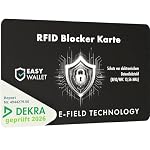 EasyWallet – EasyWallet [NEU 2026] DEKRA-geprüfte NFC/RFID Blocker Karte 