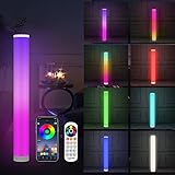 Lospitch LED Stehlampe Dimmbar mit Fernbedienung für Wohnzimmer - Modern RGB Farbwechsel Stehlampe für Kinderzimmer Schlafzimme, App Steuerbar mit Musik, Stromversorgung via USB-Anschluss