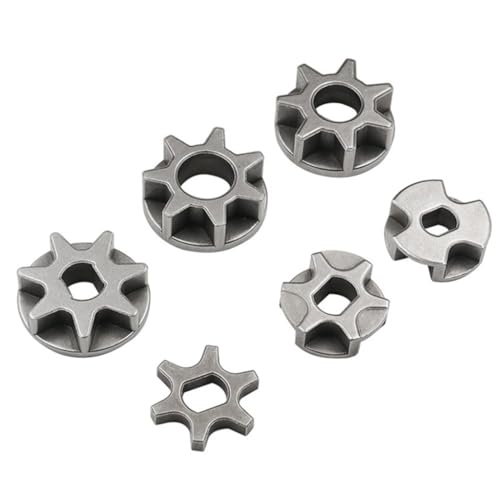 M10 M14 - Engranaje de cadena de piñón para amoladora, engranaje de repuesto, motosierra, 7/6/3 dientes, soporte eléctrico, engranaje de herramienta eléctrica