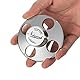 Nobsound STB-01 Schallplattengewicht LP Vinyl Turntables Metal Disc Stabilizer Record Weight für Plattenspieler (Silber)