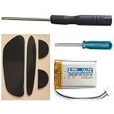 680mAh Battery Compatible with Logitech MX Master 2/2s MX Master Wireless Mouse, Includes Mouse Skates and Tools, Ni-MH