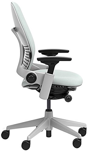 Image of Steelcase Leap Chair with Platinum Base & Hard Floor Caster, Alpine