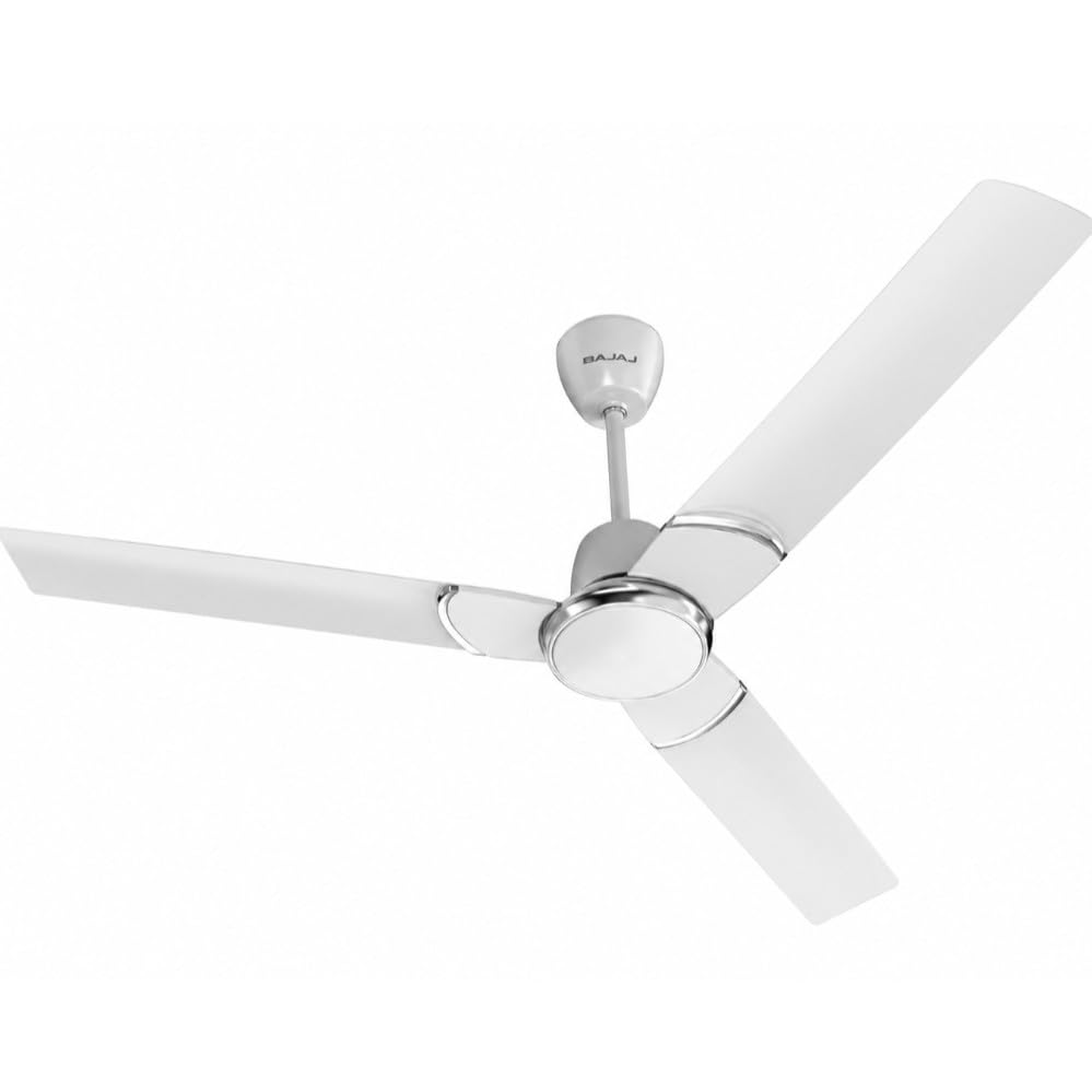 Image of Bajaj Classico Sleek Deco 5S 1200MM BLDC Ceiling Fan with Remote | BEE 5 Star Rated Energy Efficient | Sleek Aesthetic Design | High Air Delivery |2-Year Warranty | Spark White