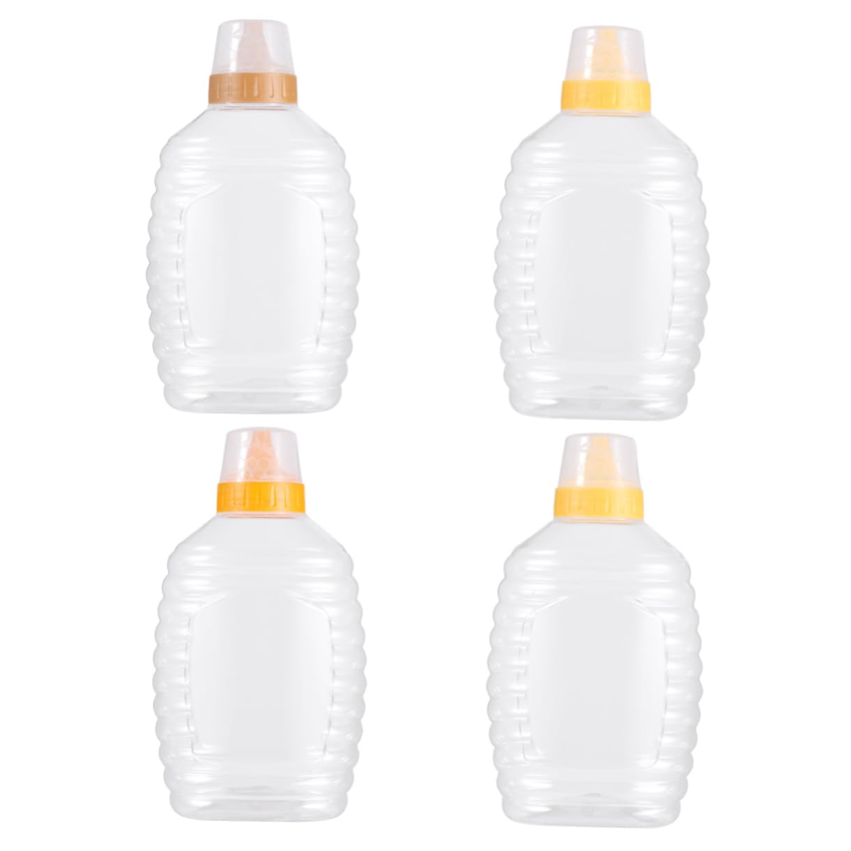 Ciieeo Honey Bottle for Home Honey Dispenser Salad Dressing Bottle Sauce Squeeze Containers 1000g Capacity Random Color