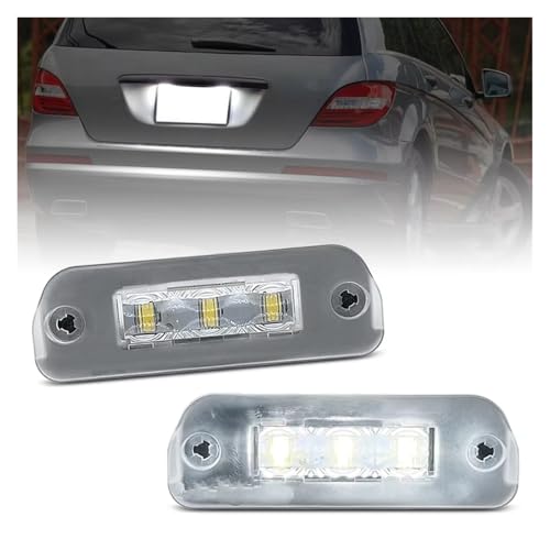 Luz placa matrícula coche LED blanca para Benz W251 W164 X164 2 uds 2