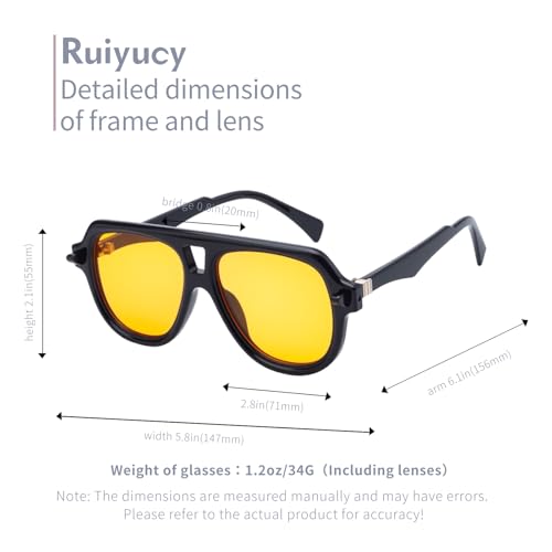 Retro Aviator Sunglasses for Women Men Trendy Classic Travel and Drive Retro Stylish UV Protection Sunglasses2