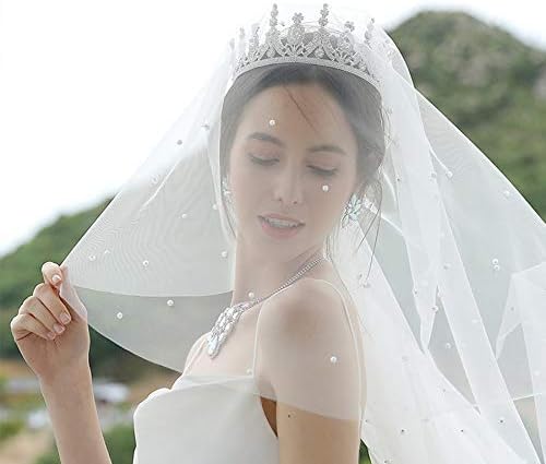 crown, Elegant Vintage Baroque Queen King Bride Tiara Bridal Wedding Tiaras and Crowns Hair Jewelry Accessories
