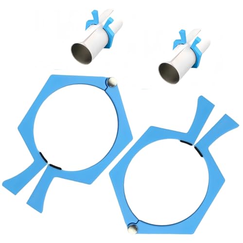 2PCS Tumbler Holder Tumbler Clamp for Sublimation Pinch Tumbler Clamp Perfect Tumbler Clamp Sublimation Tools for 20 Oz Cups Skinny Straight Tumblers(Blue)-SATONBEYI