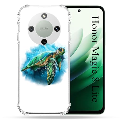 Coque Honor Magic 8 Lite 5G anti-chute protège-écran tortue